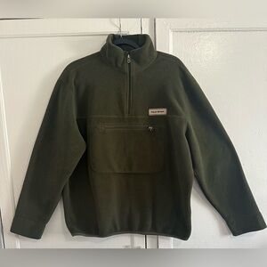 Polo Sport by Ralph Lauren Olive Fleece Half-Zip Sweater